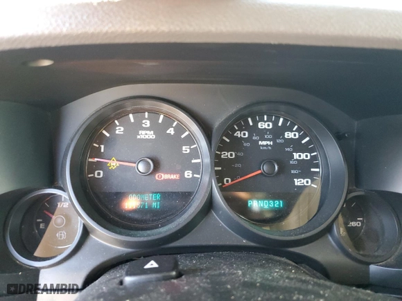 2007 Chevrolet Silverado 1500 LT w/1LT with VIN 2GCEC13CX71704763, listed as a Copart auction lot 46189575 with 111,571 mi miles and Salvage Title. Bid and sale history available at carsss.com. Image 9.