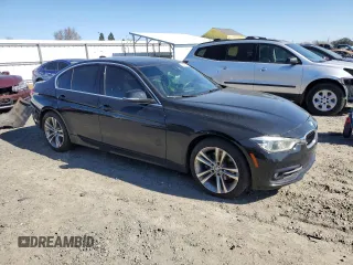 2017 BMW 3 Series 330i with VIN WBA8B9G54HNU50247, listed as a Copart auction lot 46469575 with 106,279 mi miles and Salvage Title. Bid and sale history available at carsss.com. Image 4.