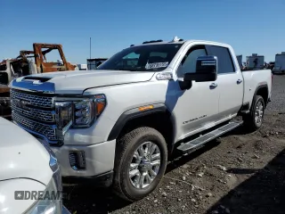 2021 GMC Sierra 3500HD Denali z VIN 1GT49WEY5MF181544, wystawiony jako Copart lot #56735155 z przebiegiem 137 278 mil mil oraz Szkoda całkowita • Salvage title. Historia ofert i sprzedaży dostępna na DreamBid. Obrazek 1.