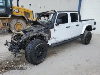 2022 Jeep Gladiator Overland with VIN 1C6HJTFG9NL163099, listed as a Copart auction lot 63332483 with Not provided miles and Non repairable. Bid and sale history available at DreamBid. Image 1.