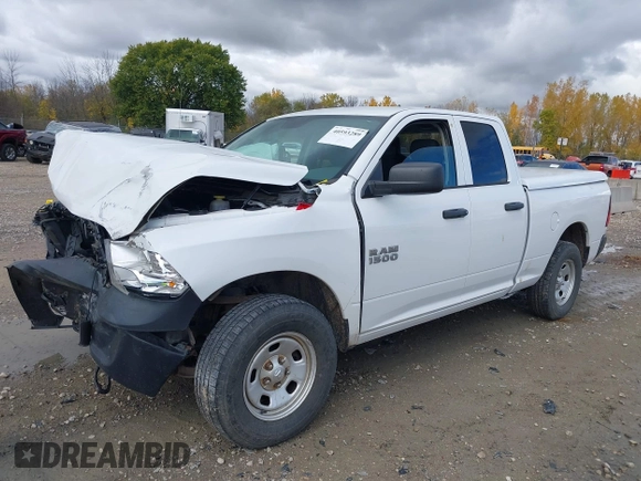 2017 Ram 1500 Express with VIN 1C6RR7FG4HS596893, listed as a IAAI auction lot 40593289 with 39,523 mi miles. Bid and sale history available at carsss.com. Image 2.