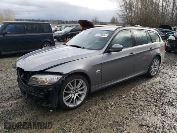 2012 BMW 3 Series 328i xDrive with VIN WBAUU3C57CA543419, listed as a Copart auction lot 85244604 with 79,458 mi miles and Salvage Title. Bid and sale history available at DreamBid. Image 1.