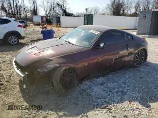 2006 Nissan 350Z Grand Touring with VIN JN1AZ34D76M303418, listed as a Copart auction lot 48735905 with 67,308 mi miles and Salvage Title. Bid and sale history available at carsss.com. Image 1.