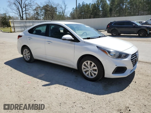 2021 Hyundai Accent SE with VIN 3KPC24A63ME147895, listed as a Copart auction lot 48693865 with 79,738 mi miles and Salvage Title. Bid and sale history available at carsss.com. Image 4.