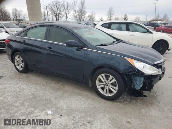 2011 Hyundai Sonata GLS with VIN 5NPEB4AC1BH174519, listed as a Copart auction lot 43727775 with 135,303 mi miles and Clean Title. Bid and sale history available at DreamBid. Image 4.