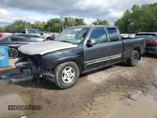 2004 Chevrolet Silverado 1500 LS with VIN 2GCEC19T441217495, listed as a Copart auction lot 52202075 with Not Provided miles and Salvage Title. Bid and sale history available at DreamBid. Image 1.