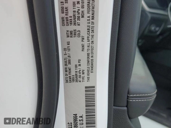 2022 Jeep Grand Cherokee Limited with VIN 1C4RJHBG6N8609664, listed as a Copart auction lot 62375995 with 47,703 mi miles and Salvage title. Bid and sale history available at DreamBid. Image 13.