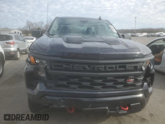 2022 Chevrolet Silverado 1500 Custom Trail Boss with VIN 3GCPDCED4NG533598, listed as a Copart auction lot 87164224 with 14,725 mi miles and Salvage Title. Bid and sale history available at DreamBid. Image 5.