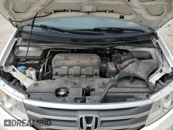 2012 Honda Odyssey EX-L with VIN 5FNRL5H65CB146467, listed as a Copart auction lot 53268135 with 112,340 mi miles and Salvage Title. Bid and sale history available at DreamBid. Image 12.