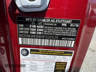 2017 Mercedes-Benz C with VIN WDDWJ4KBXHF32552, listed as a Copart auction lot 57203215 with 128,929 mi miles and Clean title. Bid and sale history available at DreamBid. Image 10.