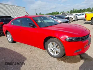 2023 Dodge Charger SXT with VIN 2C3CDXBG4PH550722, listed as a IAAI auction lot 39734322 with 5,503 mi miles. Bid and sale history available at carsss.com. Image 1.