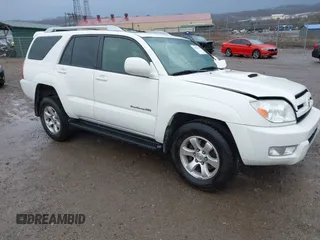 2004 Toyota 4Runner SR5 with VIN JTEBU14R348018992, listed as a IAAI auction lot 41948175 with 106,894 mi miles and . Bid and sale history available at DreamBid. Image 1.