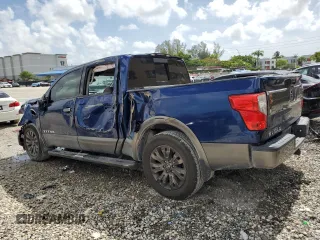 2017 Nissan Titan SL with VIN 1N6AA1E6XHN536129, listed as a Copart auction lot 60496415 with 132,269 mi miles and Salvage title. Bid and sale history available at DreamBid. Image 2.