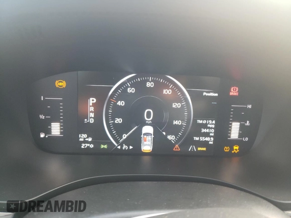 2019 Volvo XC60 Momentum with VIN YV4A22RK7K1328573, listed as a Copart auction lot 89158485 with 34,410 mi miles and Salvage title. Bid and sale history available at DreamBid. Image 9.