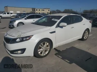 2013 Kia Optima LX with VIN 5XXGM4A72DG115256, listed as a Copart auction lot 48962175 with 218,686 mi miles and Clean Title. Bid and sale history available at carsss.com. Image 1.
