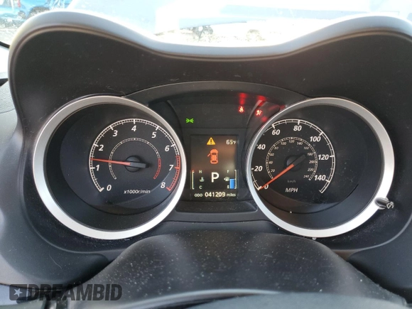 2016 Mitsubishi Lancer SE with VIN JA32V2FW8GU004560, listed as a Copart auction lot 79396804 with 41,209 mi miles and Salvage Title. Bid and sale history available at DreamBid. Image 9.