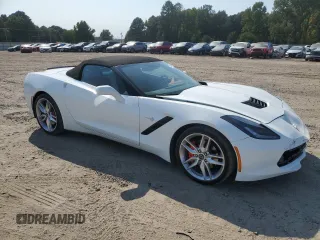 2018 Chevrolet Corvette 2LT with VIN 1G1YD3D70J5104792, listed as a Copart auction lot 75469634 with 21,216 mi miles and Salvage Title. Bid and sale history available at carsss.com. Image 4.