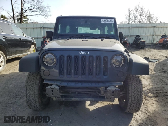 2016 Jeep Wrangler Unlimited Sport RHD with VIN 1C4BJWKG2GL271671, listed as a Copart auction lot 53935675 with 127,784 mi miles and Non repairable. Bid and sale history available at DreamBid. Image 5.