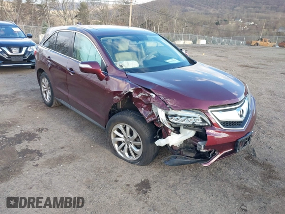2017 Acura RDX with VIN 5J8TB4H3XHL028042, listed as a IAAI auction lot 41306813 with 50,452 mi miles. Bid and sale history available at carsss.com. Image 6.