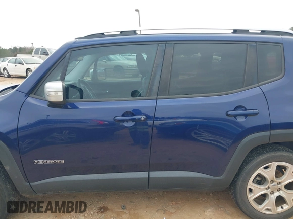 2017 Jeep Renegade Limited with VIN ZACCJBDB9HPE72768, listed as a IAAI auction lot 41506030 with 93,657 mi miles and . Bid and sale history available at DreamBid. Image 14.
