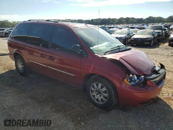 2006 Chrysler Town & Country LWB Touring with VIN 2A4GP54L36R882558, listed as a Copart auction lot 72035004 with 342,343 mi miles and Salvage Title. Bid and sale history available at carsss.com. Image 4.