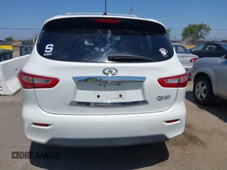 2014 Infiniti QX60 with VIN 5N1AL0MM6EC504157, listed as a IAAI auction lot 42152513 with 217,296 mi miles and . Bid and sale history available at carsss.com. Image 16.