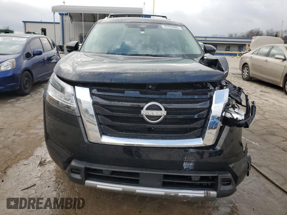 2024 Nissan Pathfinder SL z VIN 5N1DR3CA6RC251898, wystawiony jako Copart lot #43704265 z przebiegiem 19 683 mil mil oraz Szkoda całkowita • Salvage title. Historia ofert i sprzedaży dostępna na DreamBid. Obrazek 5.