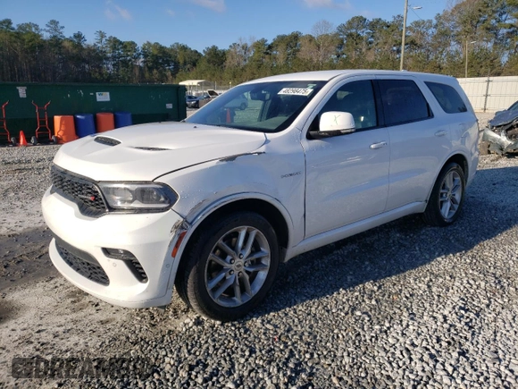 2021 Dodge Durango R/T z VIN 1C4SDHCT3MC799326, wystawiony jako Copart lot #48298475 z przebiegiem 67 608 mil mil oraz Szkoda całkowita • Salvage title. Historia ofert i sprzedaży dostępna na DreamBid. Obrazek 1.