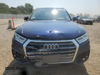 2018 Audi Q5 Premium Plus with VIN WA1BNAFY2J2021039, listed as a Copart auction lot 59170795 with 64,539 mi miles and Salvage title. Bid and sale history available at DreamBid. Image 5.