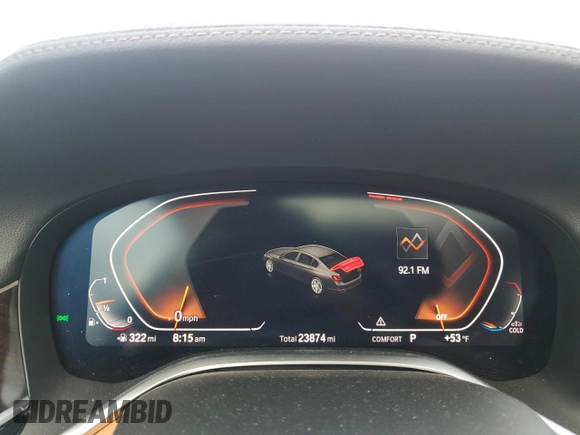 2022 BMW 7 Series 740i xDrive с VIN WBA7T4C04NCH30881, выставлен на аукционе Copart как лот 41772165 с пробегом 23 874 миль миль и Списание • Salvage title. История ставок и продаж доступна на DreamBid. Изображение 9.