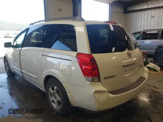 2006 Nissan Quest S Special Edition with VIN 5N1BV28U16N119101, listed as a IAAI auction lot 42110977 with 1 mi miles. Bid and sale history available at carsss.com. Image 3.