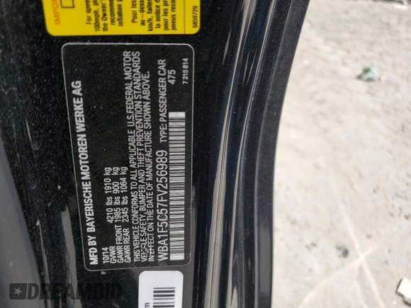 2015 BMW 2 Series 228i z VIN WBA1F5C57FV256989, wystawiony jako Copart lot #62583215 z przebiegiem 110 112 mil mil oraz Szkoda całkowita • Salvage title. Historia ofert i sprzedaży dostępna na DreamBid. Obrazek 12.