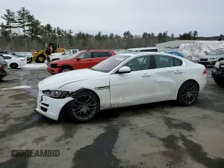 2019 Jaguar XE 25t Premium with VIN SAJAJ4FX0KCP50143, listed as a Copart auction lot 46303155 with 111,621 mi miles and Salvage Title. Bid and sale history available at DreamBid. Image 11.