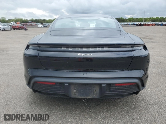 2022 Porsche Taycan with VIN WP0AA2Y1XNSA10446, listed as a Copart auction lot 57963775 with 35,223 mi miles and Salvage title. Bid and sale history available at DreamBid. Image 6.