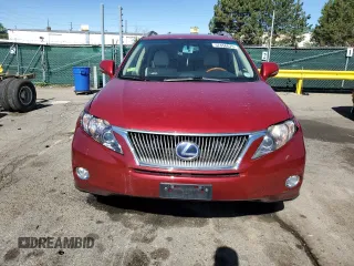 2012 Lexus RX 450h with VIN JTJBC1BA6C2429676, listed as a Copart auction lot 57456675 with 129,737 mi miles and Salvage title. Bid and sale history available at DreamBid. Image 5.