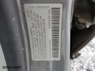 2002 Volkswagen Passat GLS with VIN WVWVD63B82E377059, listed as a Copart auction lot 49886895 with 181,862 mi miles and Salvage Title. Bid and sale history available at carsss.com. Image 13.