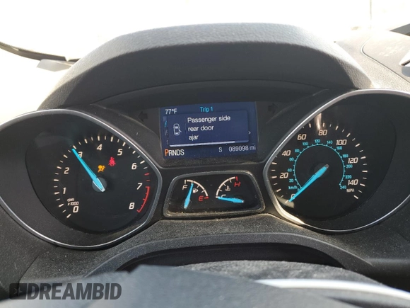2014 Ford Escape SE with VIN 1FMCU9GX8EUA90860, listed as a Copart auction lot 54197415 with 89,098 mi miles and Salvage Title. Bid and sale history available at DreamBid. Image 9.