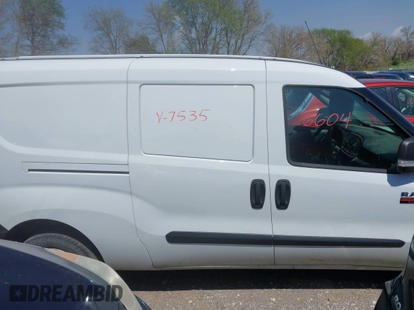 2018 Ram ProMaster City Cargo Tradesman with VIN ZFBERFAB7J6L47535, listed as a IAAI auction lot 42116604 with 191,825 mi miles and . Bid and sale history available at carsss.com. Image 13.