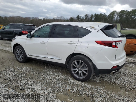 2023 Acura RDX w/Technology Package with VIN 5J8TC1H57PL010481, listed as a Copart auction lot 47923285 with 10,289 mi miles and Salvage Title. Bid and sale history available at carsss.com. Image 2.
