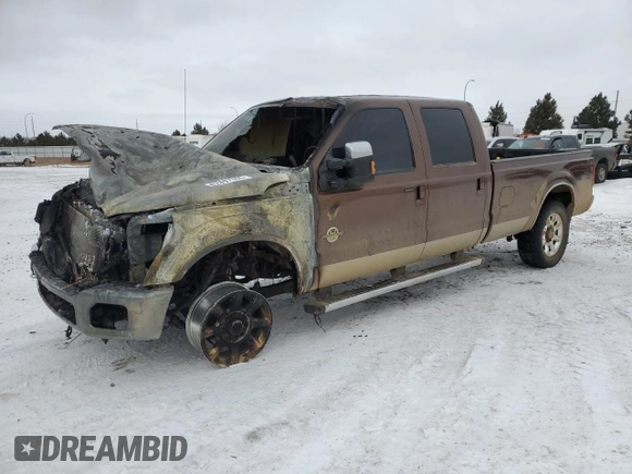 2011 Ford F-350 XL with VIN 1FT8W3BT7BEA56677, listed as a Copart auction lot 87897365 with Not Provided miles and Salvage Title. Bid and sale history available at DreamBid. Image 1.