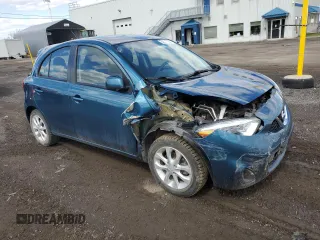 2018 Nissan Micra S z VIN 3N1CK3CP8JL248120, wystawiony jako Copart lot #50517654 z przebiegiem 48 503 mil mil oraz Szkody całkowita. Historia ofert i sprzedaży dostępna na DreamBid. Obrazek 4.