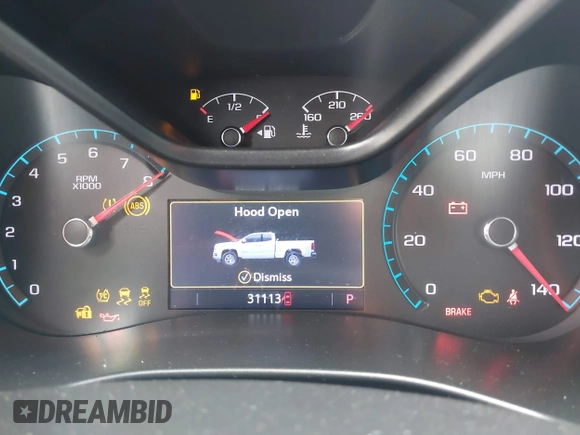 2022 Chevrolet Colorado 2WD LT with VIN 1GCGSCEN0N1159133, listed as a IAAI auction lot 41901155 with 31,113 mi miles and . Bid and sale history available at DreamBid. Image 7.