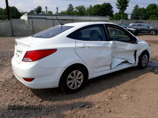 2016 Hyundai Accent SE with VIN KMHCT4AE2GU943446, listed as a Copart auction lot 59987253 with 21,654 mi miles. Bid and sale history available at carsss.com. Image 3.