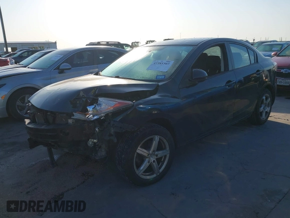 2013 Mazda 3 i SV with VIN JM1BL1TF7D1745060, listed as a IAAI auction lot 41985303 with 132,625 mi miles. Bid and sale history available at carsss.com. Image 18.