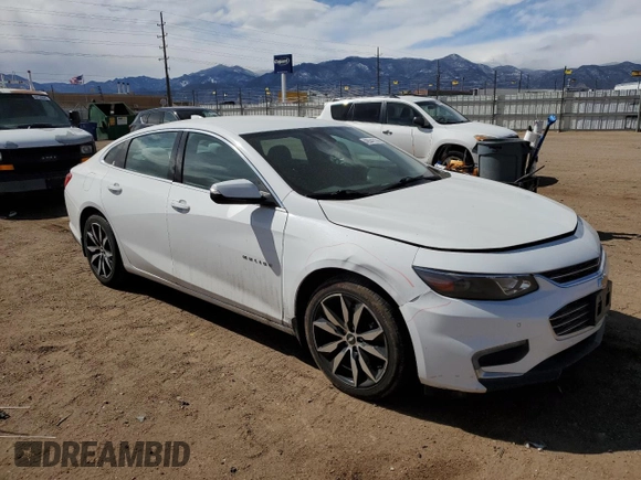 2016 Chevrolet Malibu LT with VIN 1G1ZF5SX8GF241933, listed as a Copart auction lot 48541135 with 90,099 mi miles and Salvage Title. Bid and sale history available at DreamBid. Image 4.