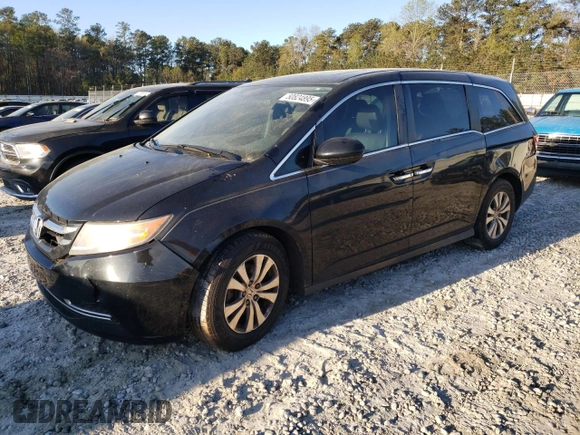 2017 Honda Odyssey EX-L with VIN 5FNRL5H69HB015808, listed as a Copart auction lot 50824895 with 158,934 mi miles and Clean Title. Bid and sale history available at DreamBid. Image 1.