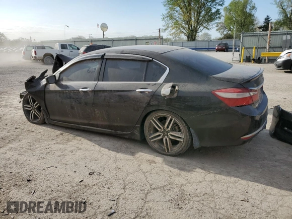2016 Honda Accord Sport with VIN 1HGCR2F53GA187497, listed as a Copart auction lot 52445755 with Not provided miles and Salvage title. Bid and sale history available at DreamBid. Image 2.