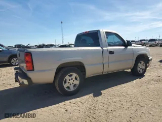 2006 Chevrolet Silverado 1500 LS with VIN 1GCEC14V36Z302296, listed as a Copart auction lot 43578885 with 206,902 mi miles and Salvage Title. Bid and sale history available at carsss.com. Image 3.