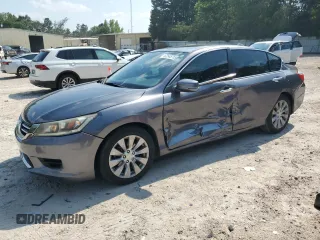 2013 Honda Accord EX с VIN 1HGCR2F7XDA017344, выставлен на аукционе Copart как лот 62545755 с пробегом 109 736 миль миль и Списание • Salvage title. История ставок и продаж доступна на DreamBid. Изображение 1.