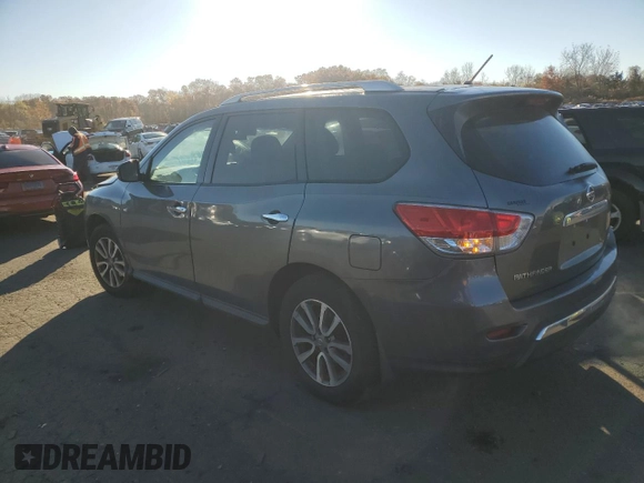 2016 Nissan Pathfinder S with VIN 5N1AR2MM5GC625419, listed as a Copart auction lot 76701754 with 102,522 mi miles and Salvage Title. Bid and sale history available at carsss.com. Image 2.